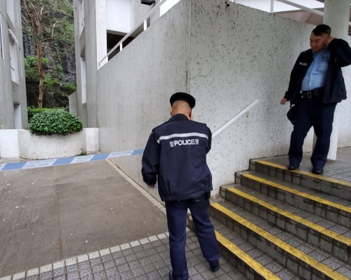 警方到場調查。  楊偉亨攝