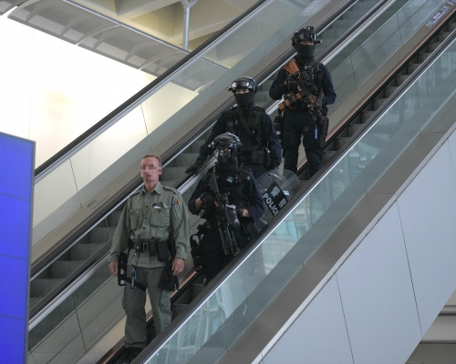 機場警員。資料圖片