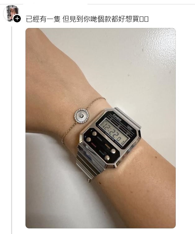 掀起一股CASIO搶購熱潮。 (Threads 截圖)