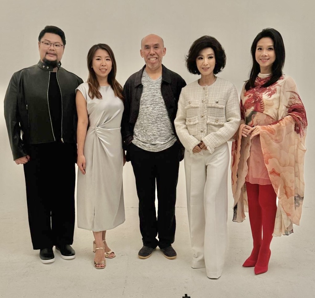 《蔽月無眠》男主角顏嘉樂、作曲及音樂總監周曉晴 、策劃與監製譚新強、大梁國女皇米雪、女主角林穎施。