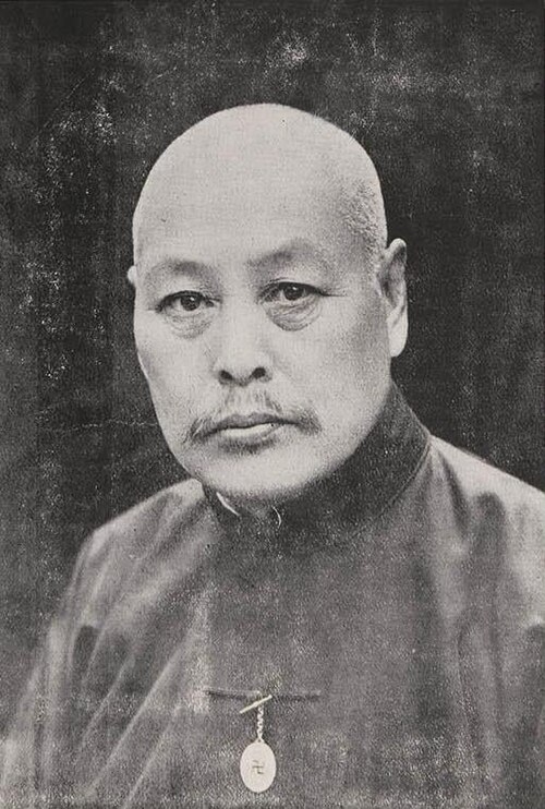吳佩孚晚年照片。