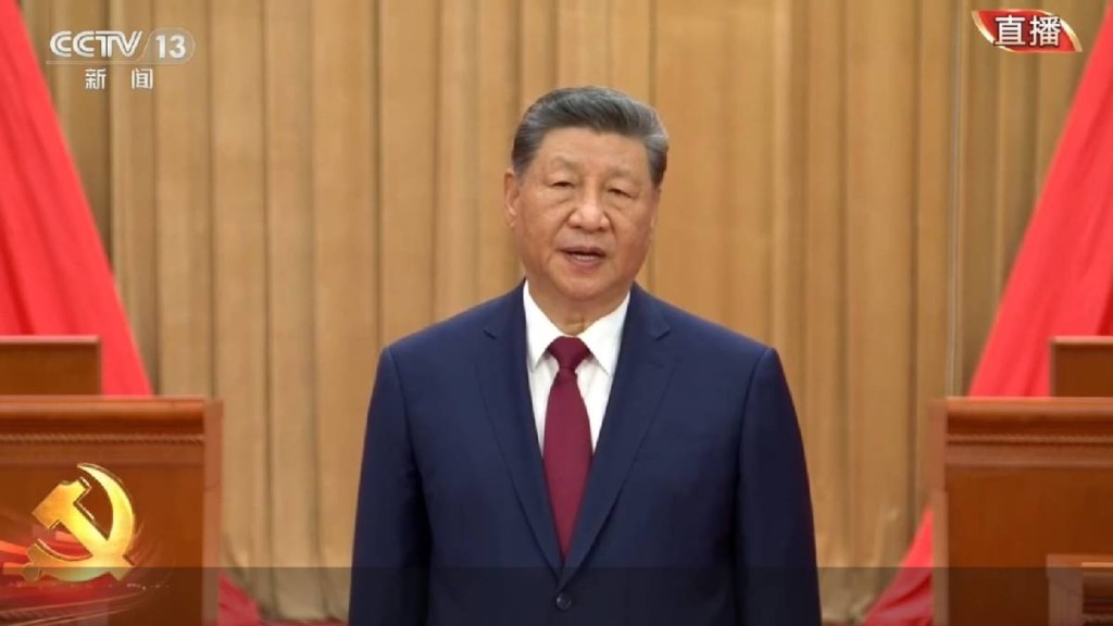 習近平在建黨150周年大會上，要求提升港澳依法治理效能，促進經濟社會發展。央視