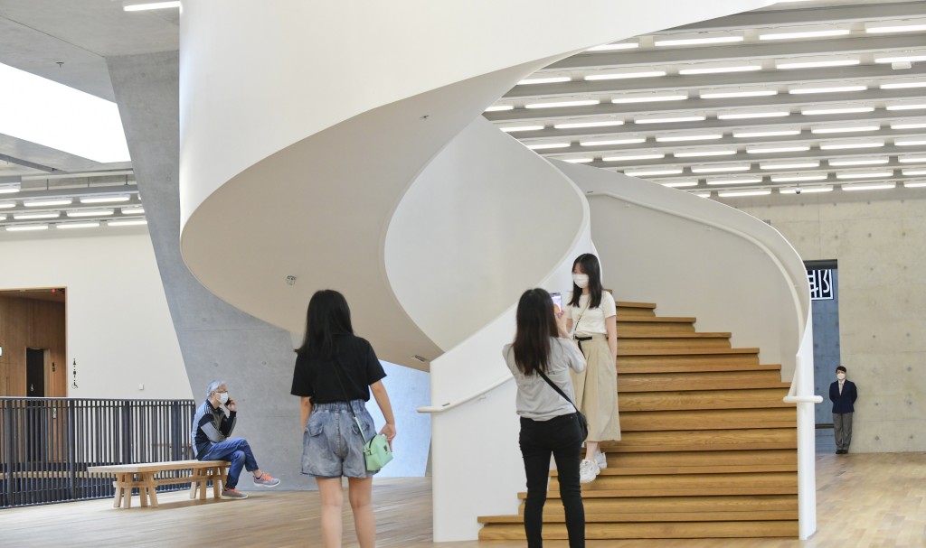 圖為M+博物館。 圖為M+博物館。