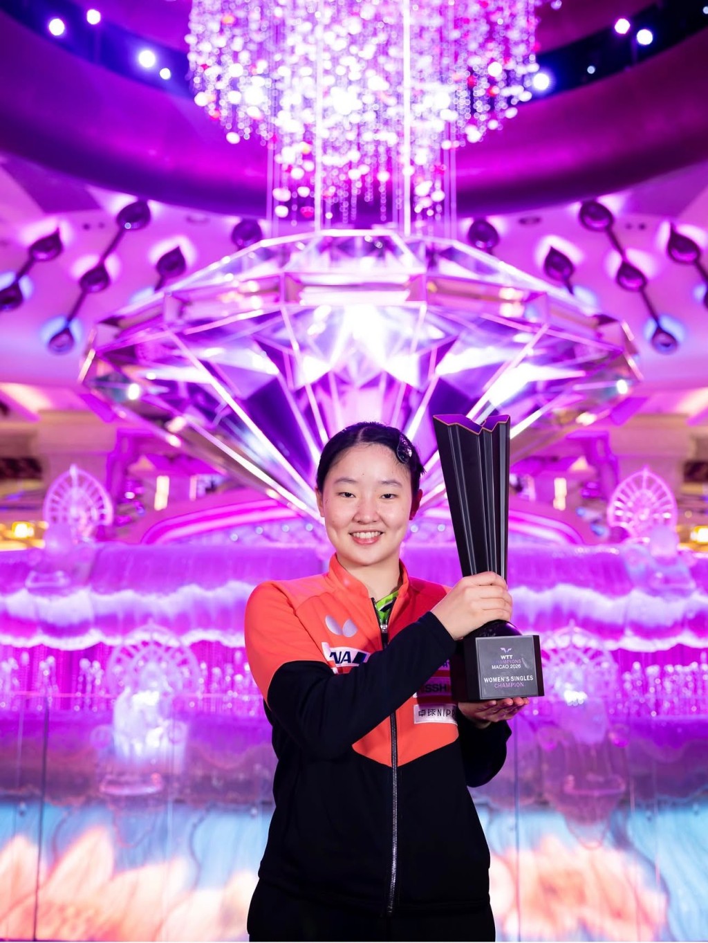 張本美和決賽以4:3反勝同屬國家隊的陳熠，完成一串二，成功在澳門站贏得今季第四冠。WTT官方Instagram