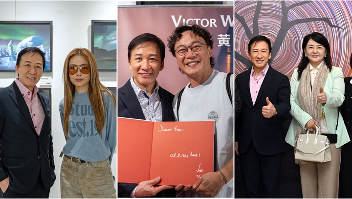 陳奕迅容祖兒力撐慈善攝影展 胡慧中汪玲罕有現身成焦點 耳鼻喉黃雅信醫生分享心中夢幻世界。