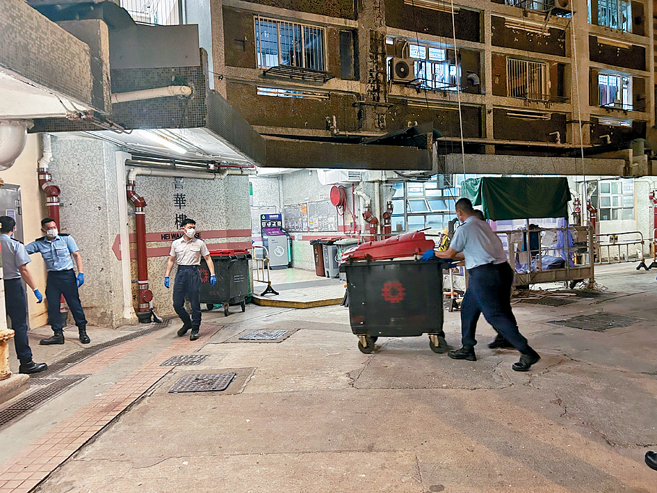 樂華南邨發生懷疑命案，警方到場調查。