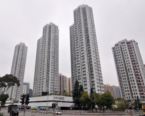 男子涉嫌前年11月於沙田河畔花園附近張貼海報及刑事毀壞。資料圖片