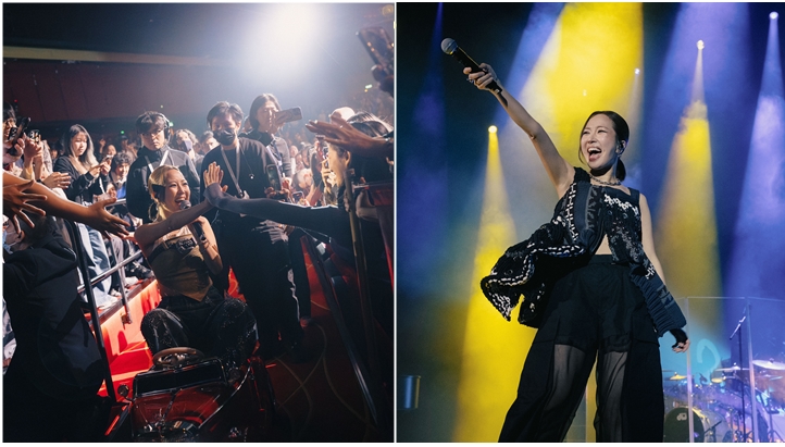 Kiri T澳門騷唱三首歌就「完場」玩謝觀眾 駕紅色跑車衝入觀眾席：做咗一年帶氧運動