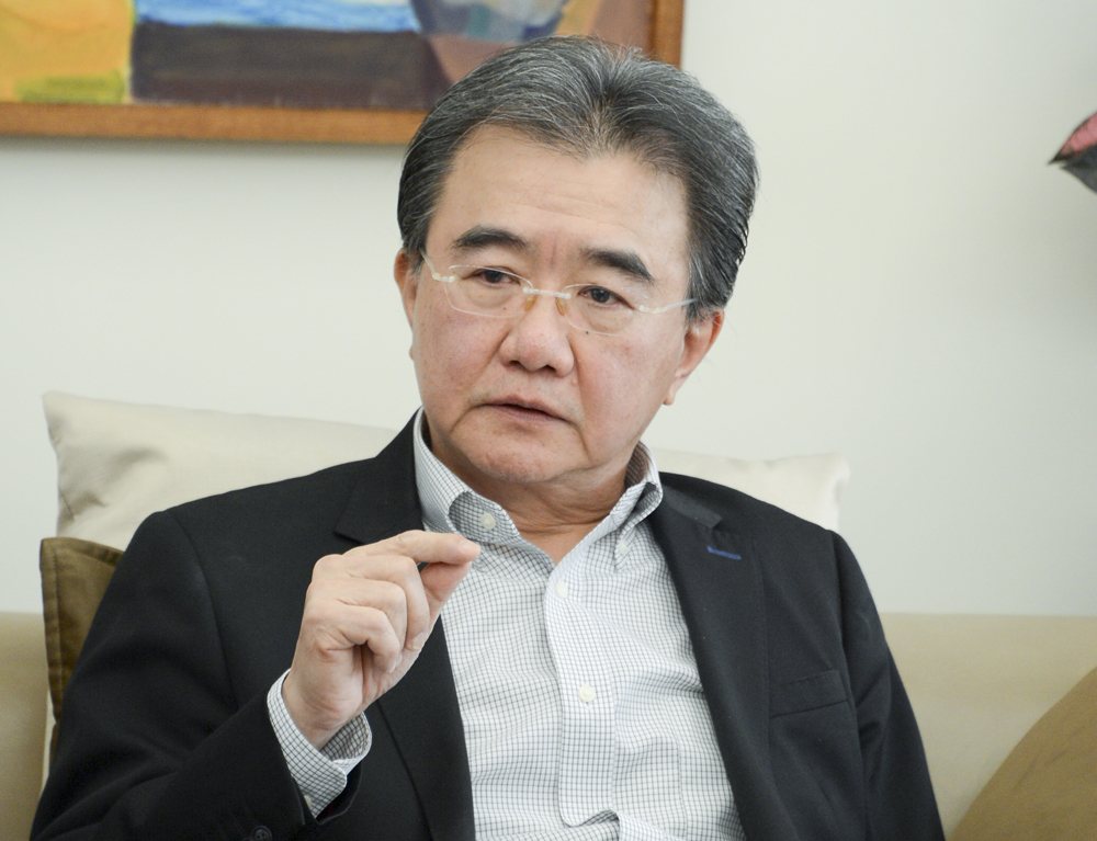 前浸大校長錢大康。 資料圖片