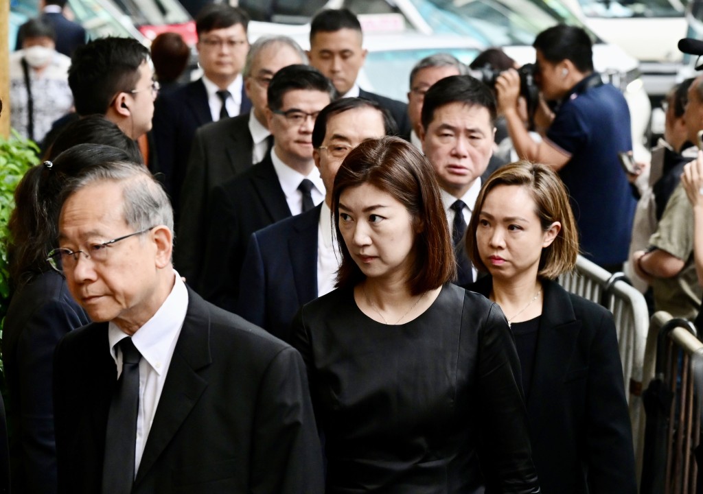 行會召集人葉劉淑儀與多名新民黨成員到場。劉駿軒攝 行會召集人葉劉淑儀與多名新民黨成員到場。劉駿軒攝