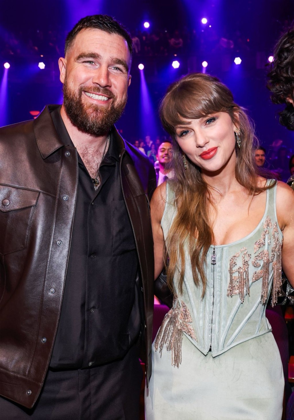 Taylor首度帶Travis出席頒獎禮。