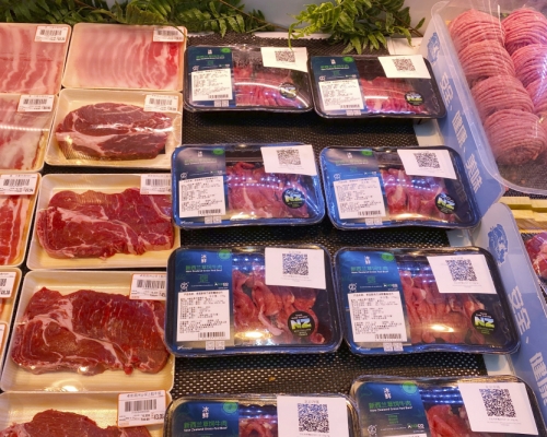 天津涉疫情冷凍牛肉流入陝西寧陝。ap資料圖片
