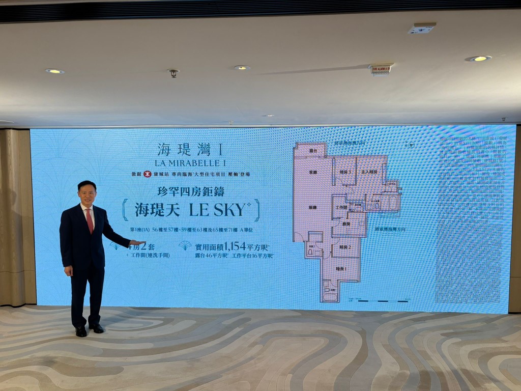 信和田兆源表示，項目僅設14伙4房。