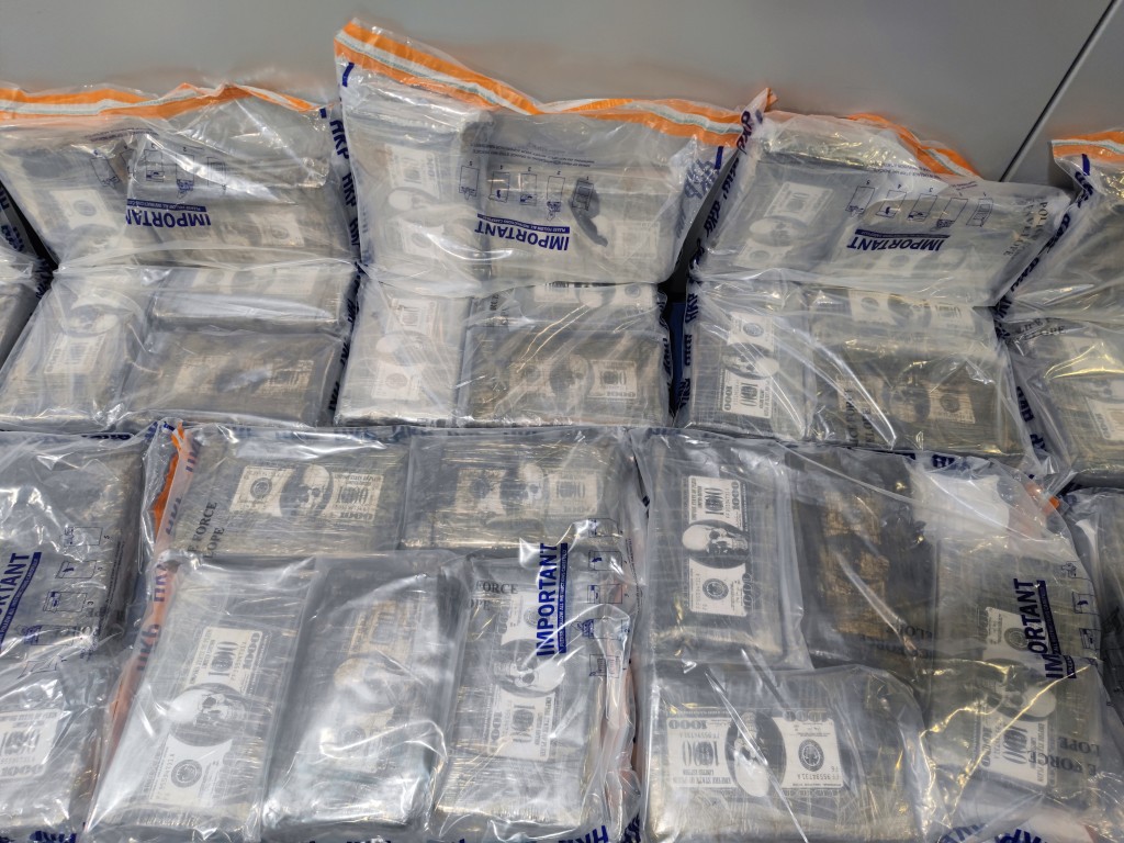 警方检获的毒品市值达6,300 万元。 