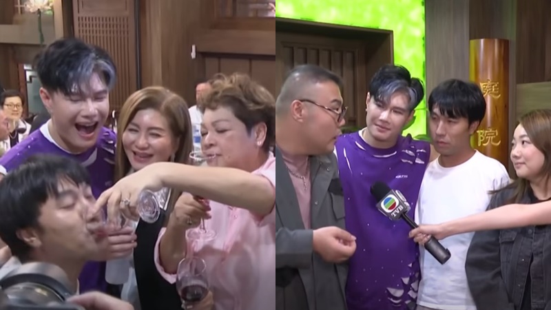 《中3》演唱會慶功李金凱大膽錫人妻 其夫擰歪面冇眼睇 樂易玲同型男身貽身