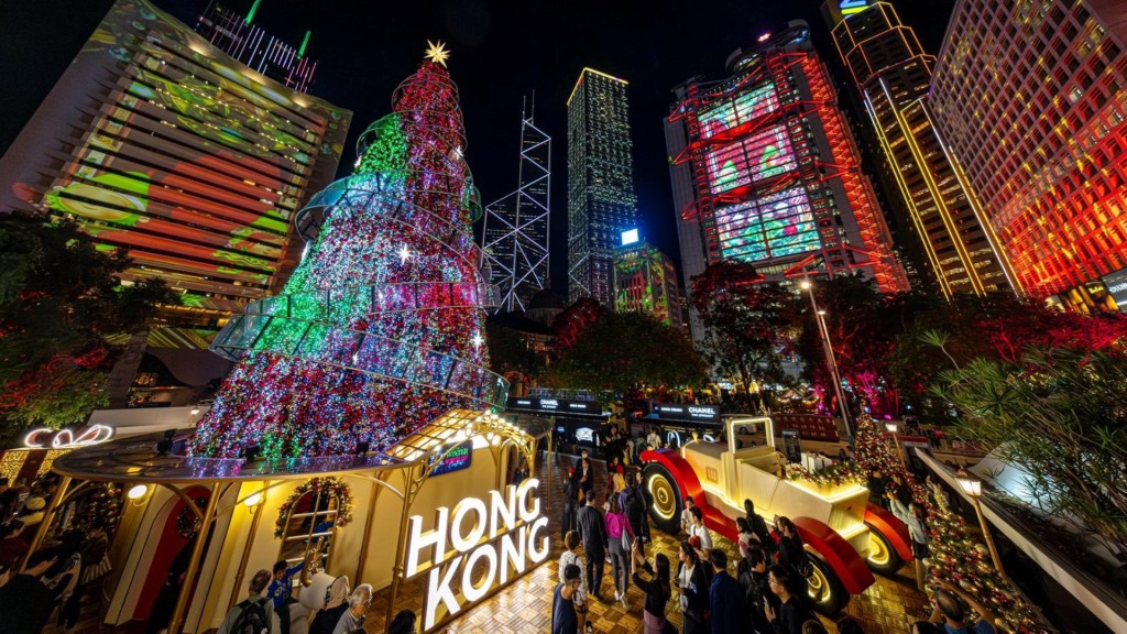 香港聖誕節氣氛濃厚。文化體育及旅遊局fb