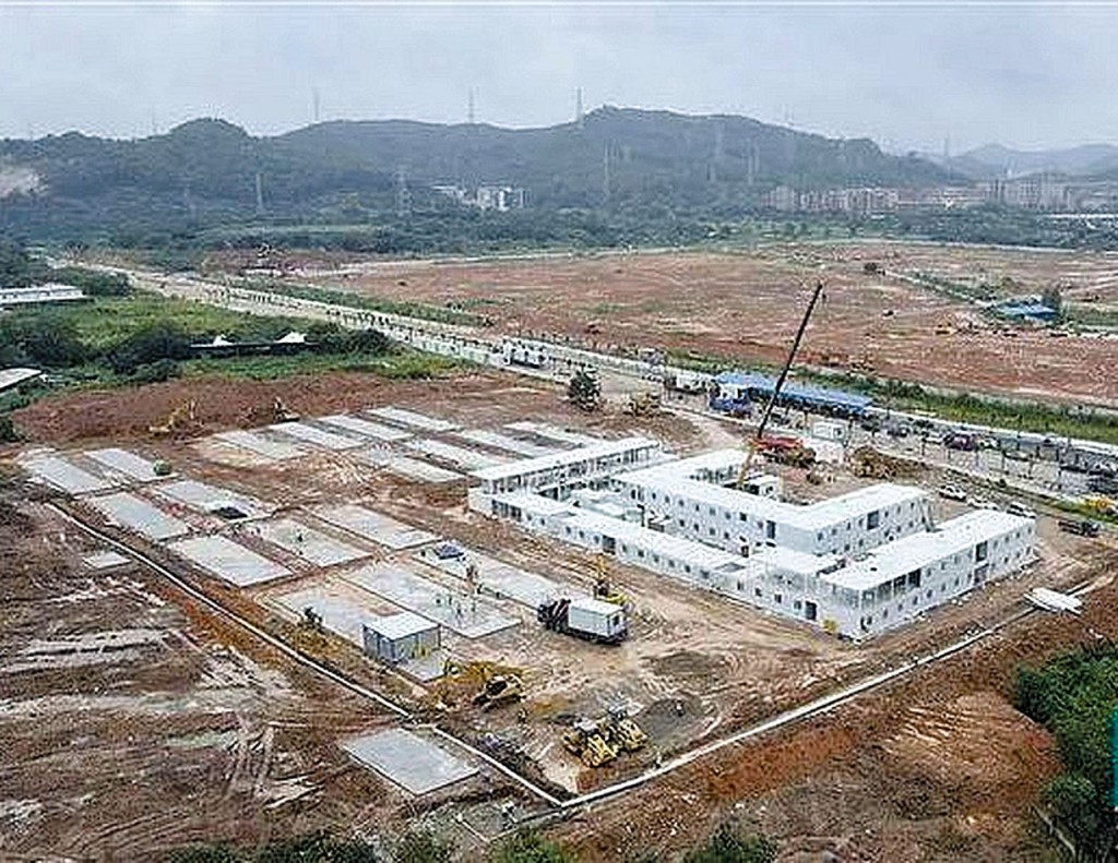 广州国际健康驿站建设初具规模。