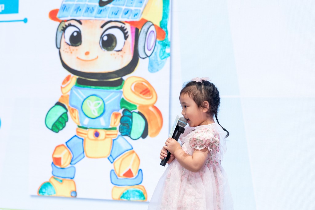 小勇士親子組銅獎得獎者侯善恬分享作品的設計概念 小勇士親子組銅獎得獎者侯善恬分享作品的設計概念