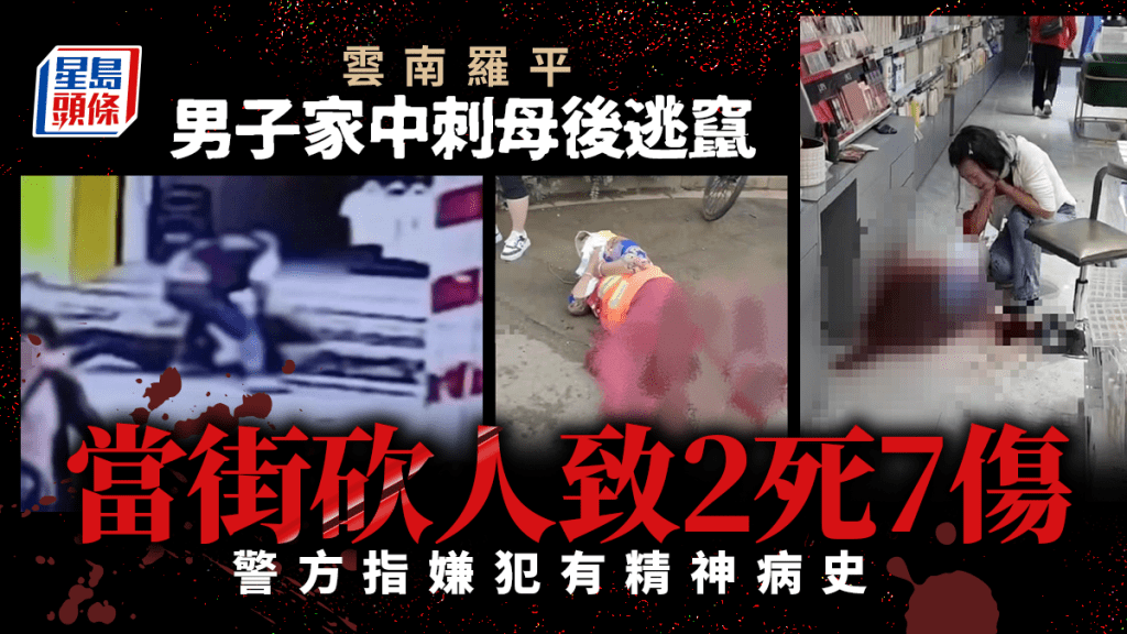 當街行兇砍傷多人 雲南羅平警方證實:致2死7傷 嫌犯有精神病史