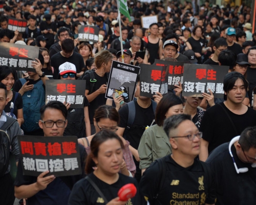 民陣發起9月28日晚上集會，以及10月1日遊行。資料圖片