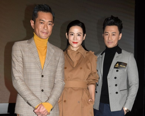 宣萱和林峰当然撑老板，也最希望幕前幕后齐为影圈出力。