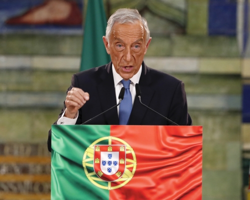 葡萄牙總統德索薩成功連任。AP
