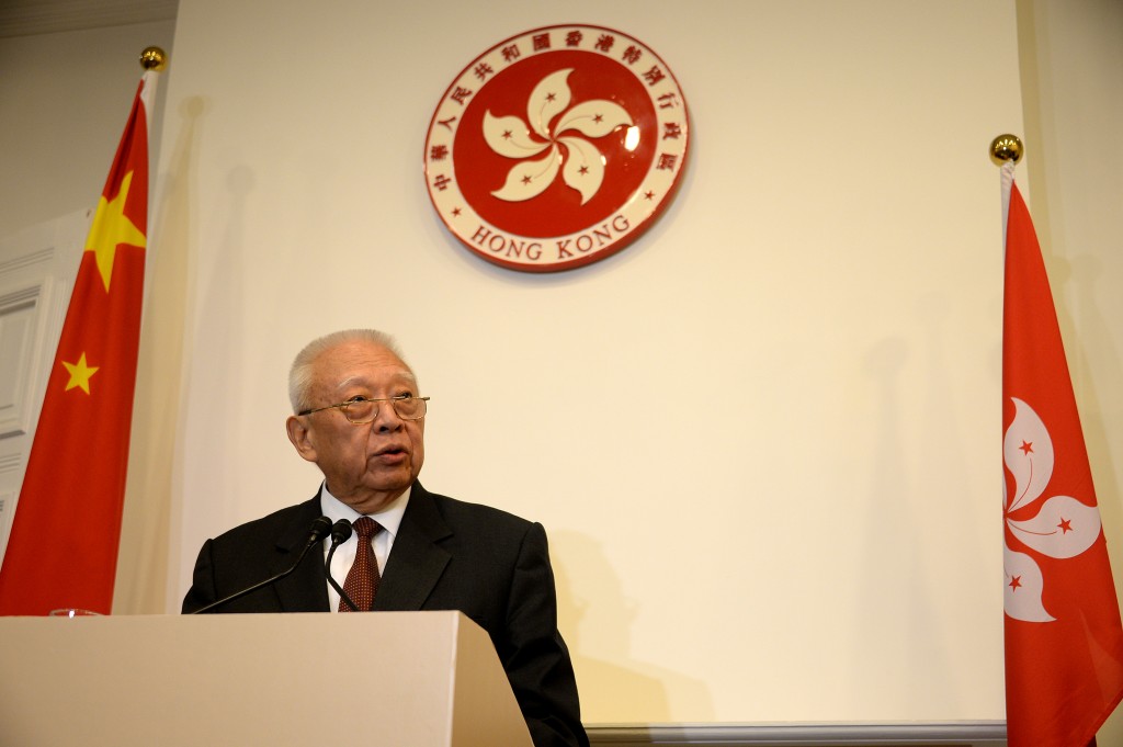 香港特區首任行政長官、前全國政協副主席董建華於昨日(8日)辭世,享年89歲。資料圖片 香港特區首任行政長官、前全國政協副主席董建華於昨日(8日)辭世,享年89歲。資料圖片