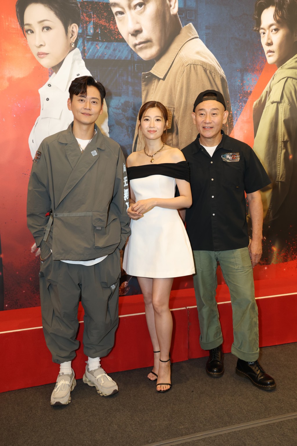 張振朗、陳自瑤與林保怡等一齊宣傳劇集《刑偵12》。 張振朗、陳自瑤與林保怡等一齊宣傳劇集《刑偵12》。