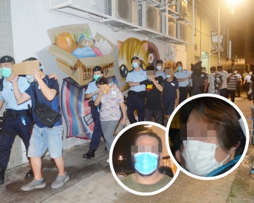 警荃灣搗黑幫賭檔拘150人。