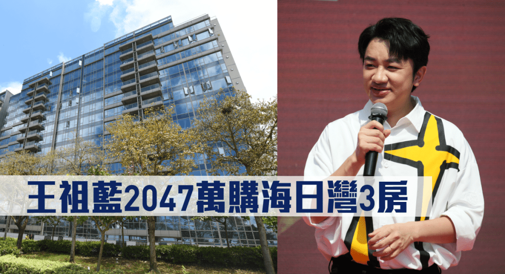 王祖藍斥2047萬購海日灣3房。