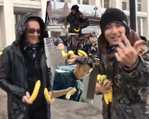 原來揈蕉有段故㗎,霆鋒唔係為chok而chok。