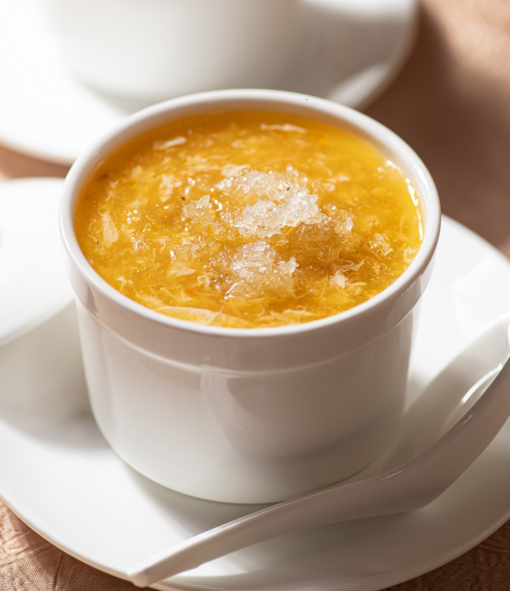 蟹粉蟹肉高湯燴燕窩