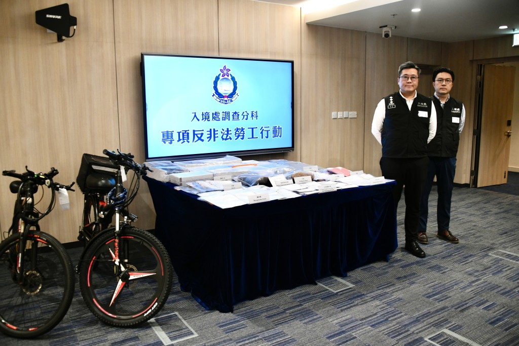 孫玉菡回覆書面質詢時表示,今年首8個月共拘捕869名非法勞工和407名僱主,分別較2024年月均數字增2.8%和19%。 孫玉菡回覆書面質詢時表示,今年首8個月共拘捕869名非法勞工和407名僱主,分別較2024年月均數字增2.8%和19%。