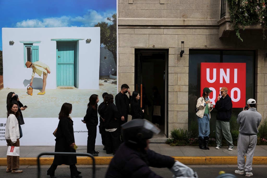 Uniqlo在中國設有不少分店。路透社