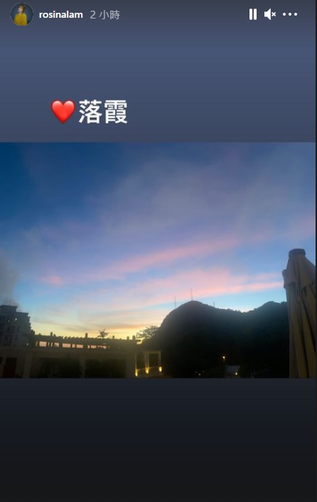 還有日落美景。
