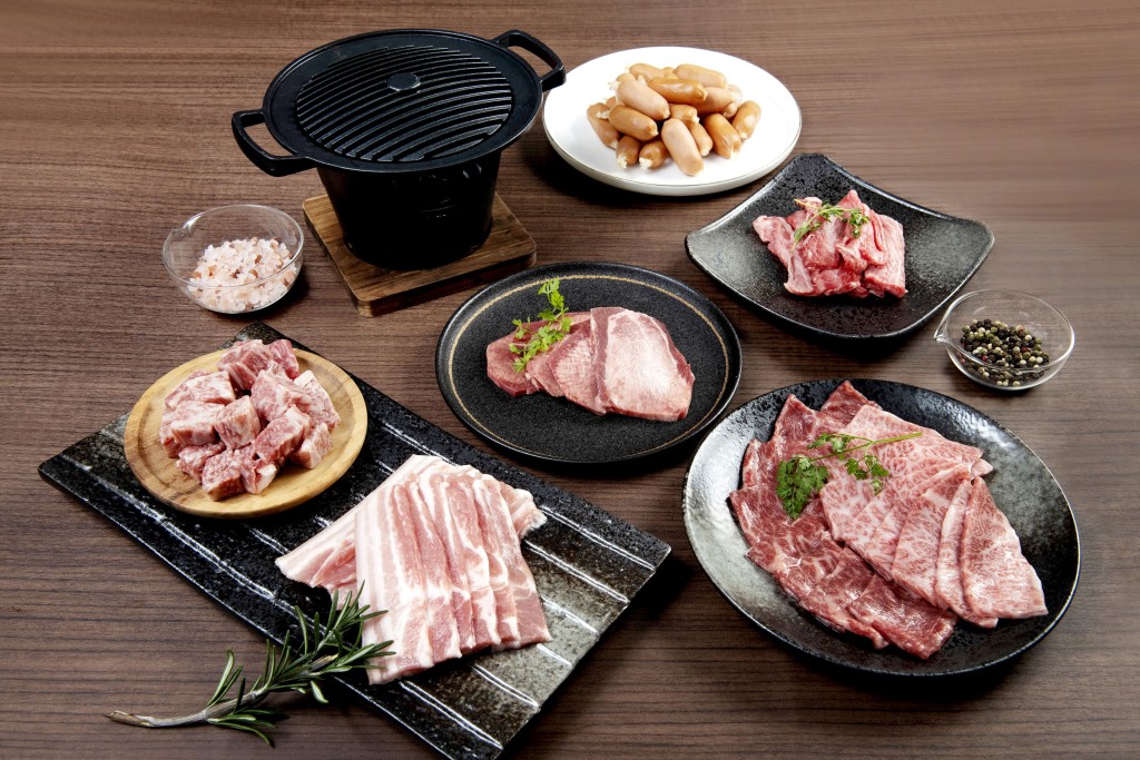 et factory冰工厂日本A5和牛烧肉套餐（3至4人份量，套餐价$688）