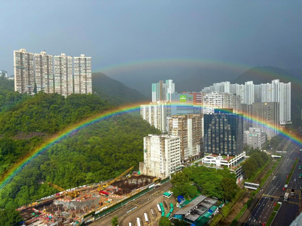 攝:Yat Sing Chan / 2025年9月7日 / 火炭 / #CWOS。天文台fb截圖 攝:Yat Sing Chan / 2025年9月7日 / 火炭 / #CWOS。天文台fb截圖