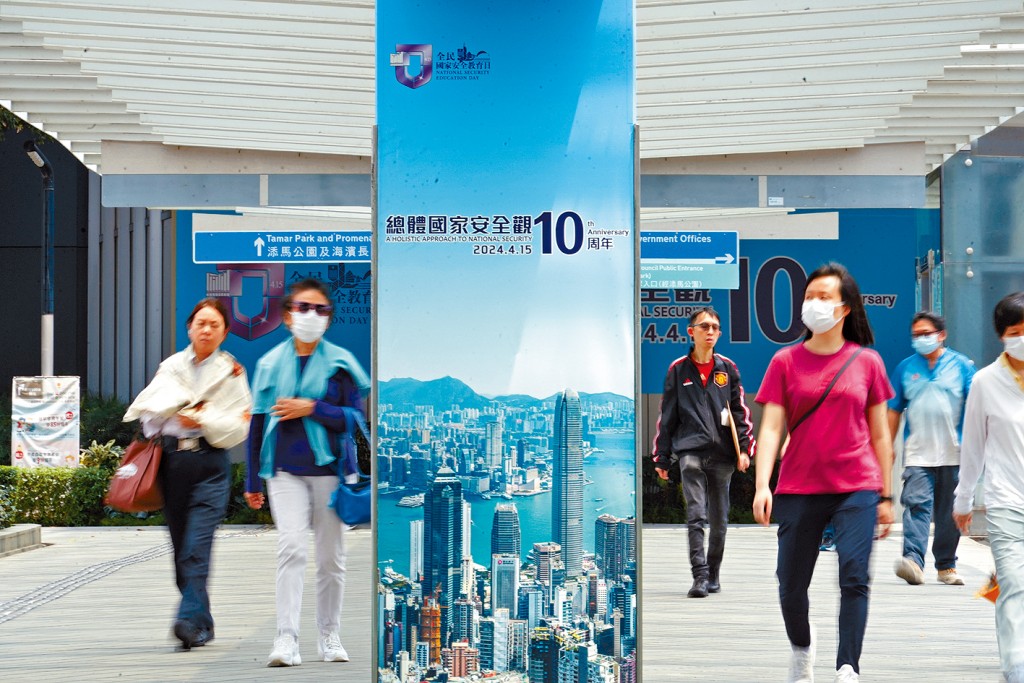 陳茂波指今年國家安全教育日有多方面活動,全方位讓市民接觸和了解國家安全概念。
