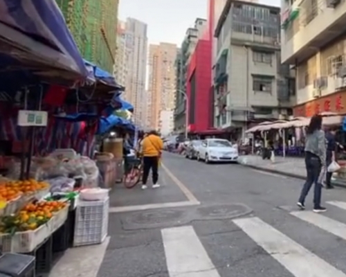 胜利街菜场有40多年历史。微博影片截图