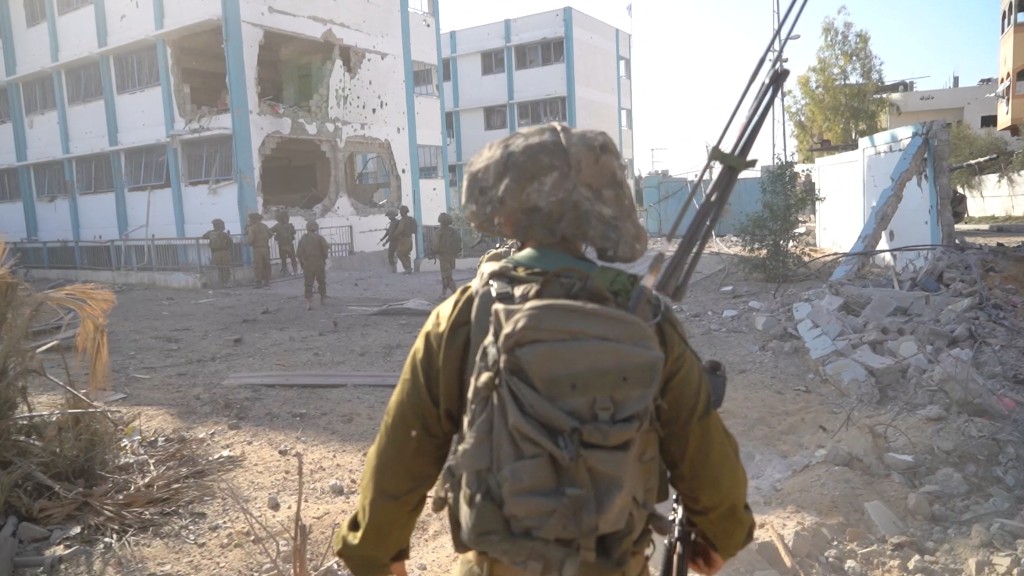 以军在加沙进行地面作战。路透社