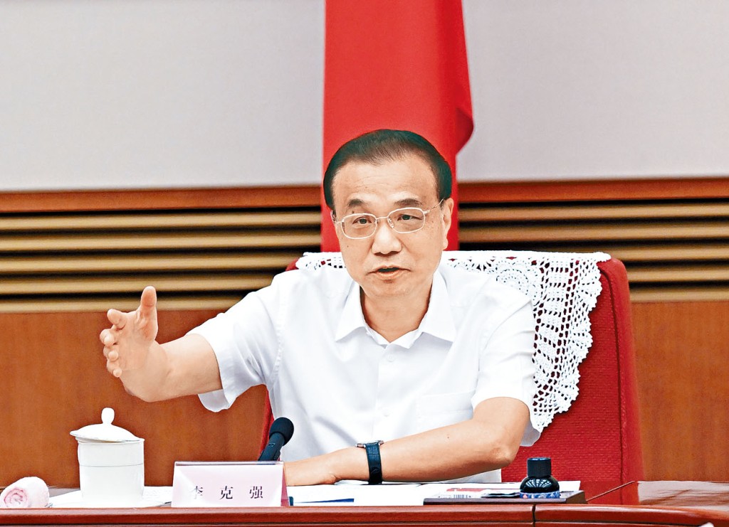 李克強指出，內地經濟正處於企穩回升關鍵窗口。