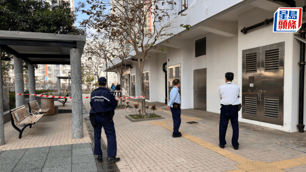 牛頭角彩德邨男子墮樓亡。梁國峰攝