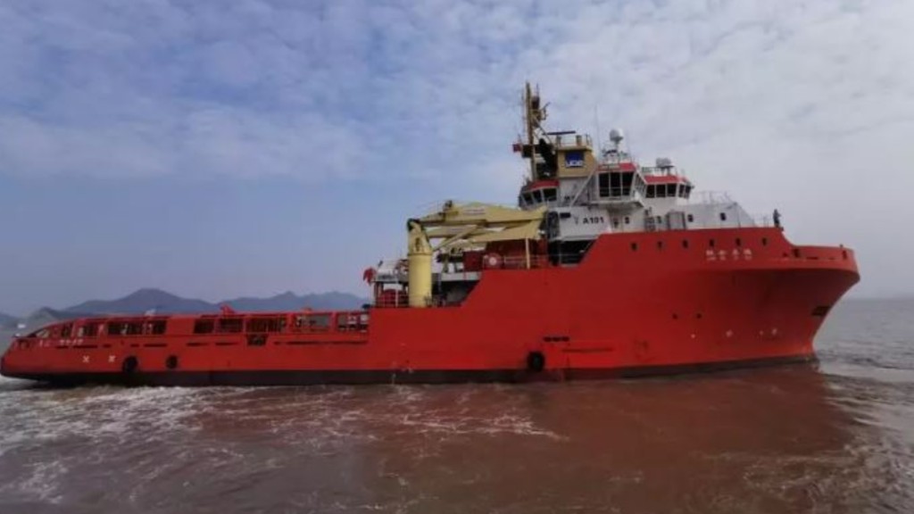 「聯合啟瑞」號是超過4000噸的拖船。中國福建聯合海洋工程官網