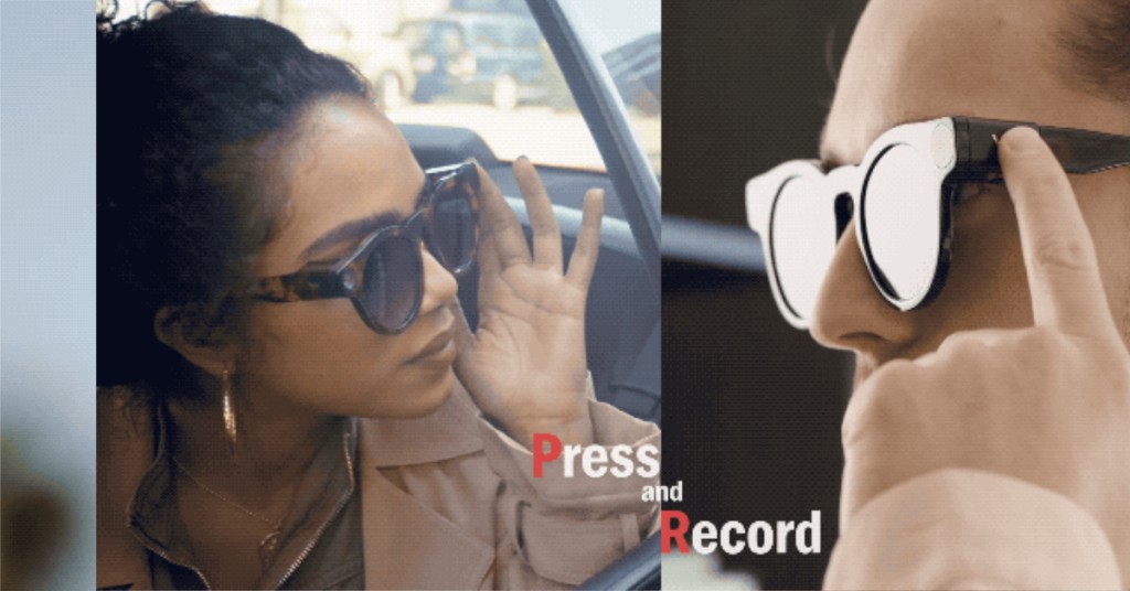 智能眼鏡外型像太陽眼鏡。（網圖）