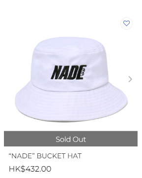 漁夫帽 $432 （圖源：NADE官網）