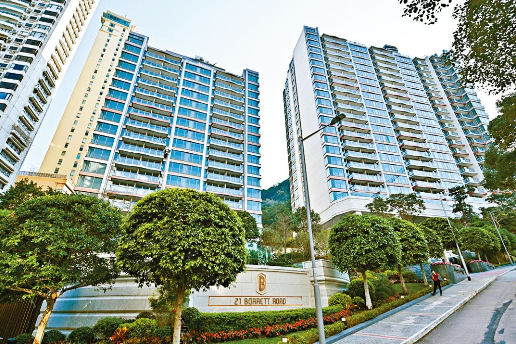 中半山豪宅21 BORRETT ROAD一個高層戶以逾二億七千萬沽,每呎造價九萬一千多元,創標準分層戶新高價。