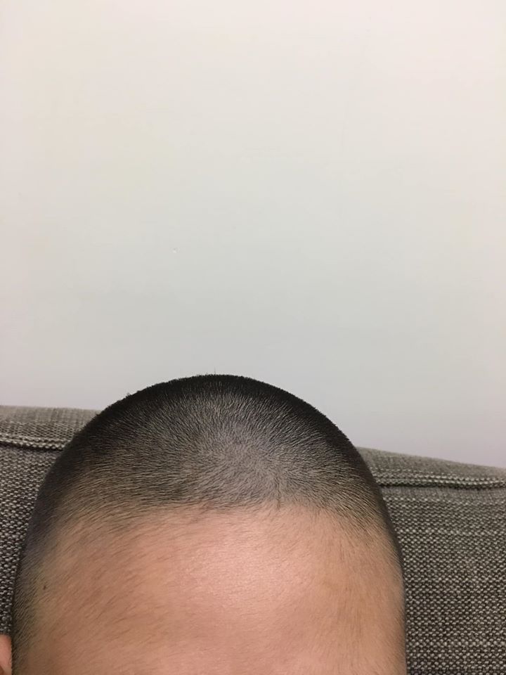 網民不滿兒子被剪成陸軍裝。FB深水埗街坊會圖片