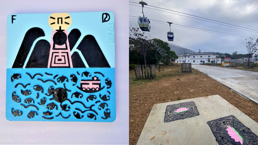 渠務署揀選多個富有香港特色，且人流較多的旅遊景點，安裝特色渠蓋。發展局