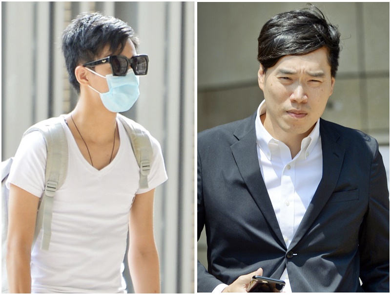 裁判官裁定劉冠華(Kris Lau)(右)和黃子軒罪名不成立。資料圖片