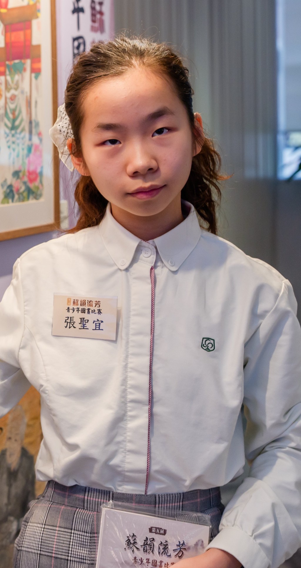 初中組冠軍張聖宜。